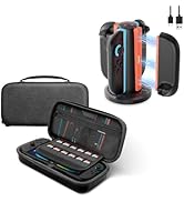 Save 14% to Buy Together for AceGamer Nintendo Switch 2 Joy-Con Charging Dock &amp; Carrying Case Set...