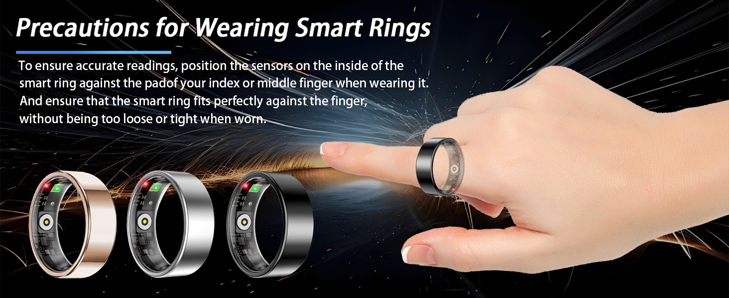 smart ring for women men, sleep tracker ring, fitness tracker, health ring, fitness rings for women
