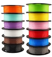12 spools packed 1.75mm normal pla filament bundle 3d printing material
