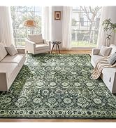 9x12 Area Rugs for Living Room - Washable Large Area Rug for Bedroom 9X12 Soft Vintage Carpet Flo...