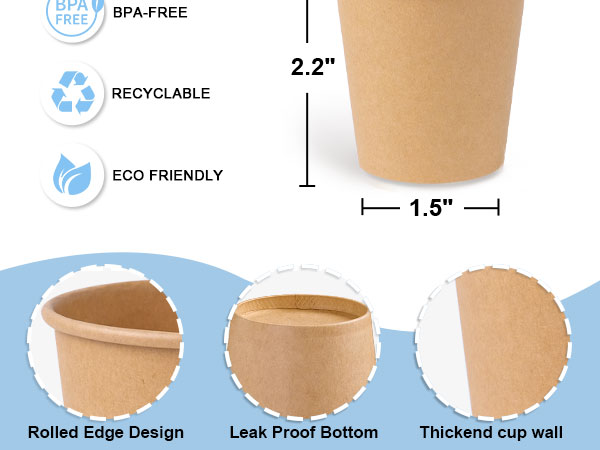 3 oz paper cups