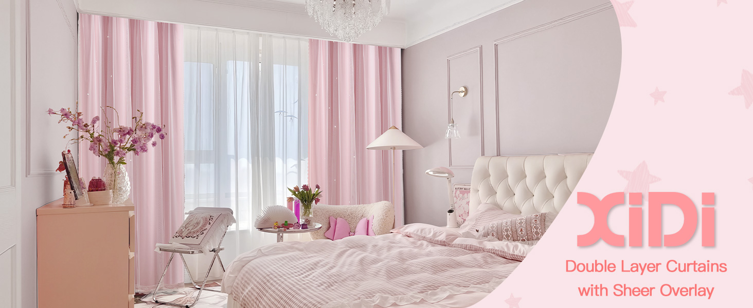 girls curtains