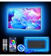 Daymeet LED Lights for TV, 13.1ft TV Led Backlight for 40-65 inch USB TV Led Light Strip RGB Colo...