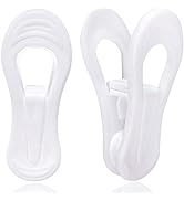 TOFIIGREM 60 Pack Hanger Clips for Hangers, Multi-Purpose Plastic Clips Easily Add on Clothes Ski...