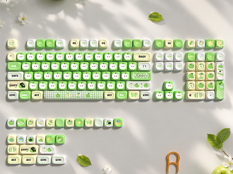 green keycaps