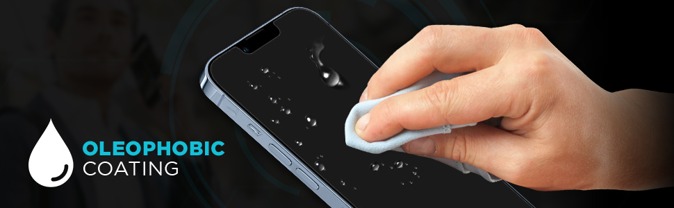 iphone 17e/16e 14 screen protector oleophobic coating iphone 13 pro and iphone 13 screen protector