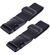 Wisdompro 2 Pcs Add a Bag Luggage Strap, Heavy Duty Adjustable Suitcase Belt Travel Attachment Tr...