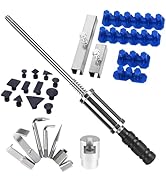 DRAMLOR Paintless Dent Repair Kit, Car Dent Puller Paintless Dent Repair with 12pcs Auto Body Too...