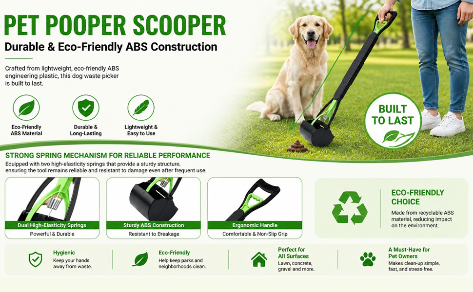 Durable &amp;amp; Eco-Friendly ABS Construction