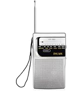 Radios Portable AM FM,Small Radio with Earphone Analog Tuning,Transistor Pocket Radio with Hand S...