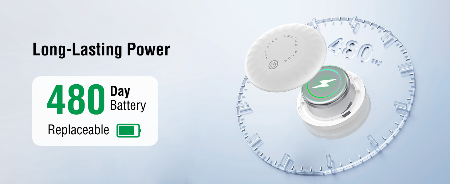 4smarts SkyTag Plus Apple Find My Tracker Bluetooth Locator Wallet/Key/Luggage Finder