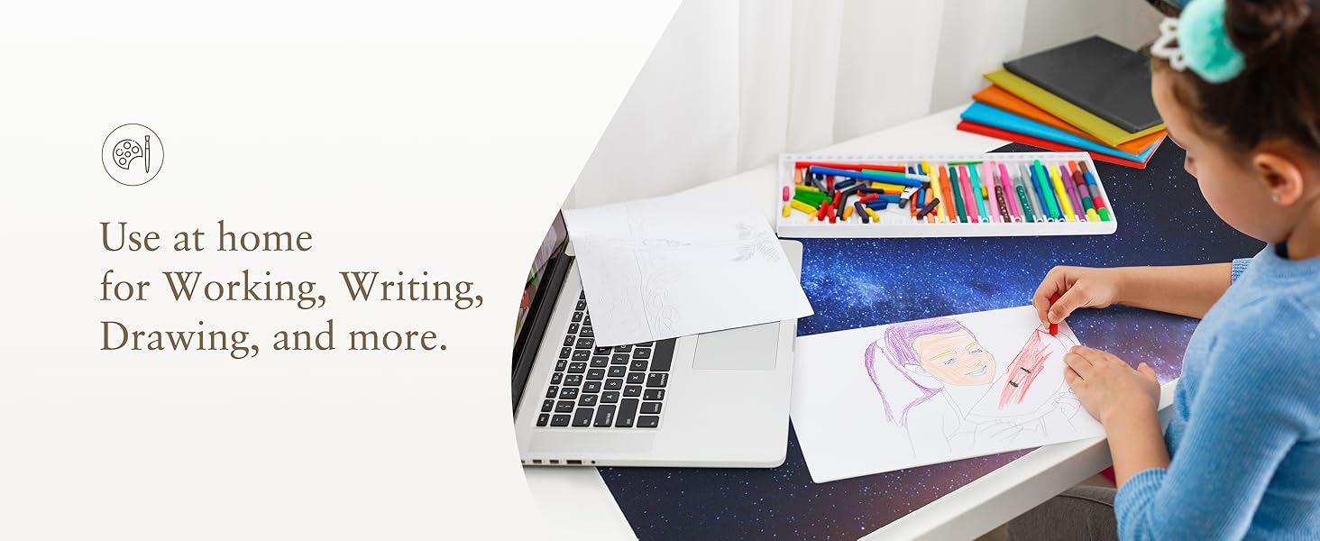 Use at home for working, writing, drawing and more.