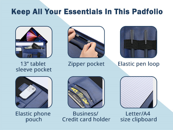 Keep All Your Essentials In This Padfolio