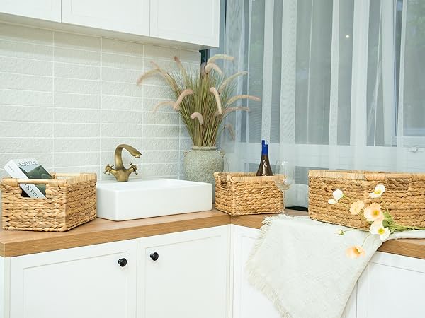 Large magazine basket living room