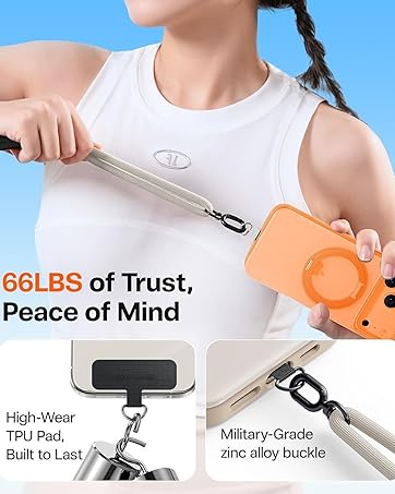 Neck Cell Phone Holder Adjustable Save The Girls Crossbody Lanyard Anti Loss Wristlet Accessoires