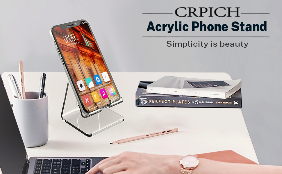 acrylic phone stand for desk