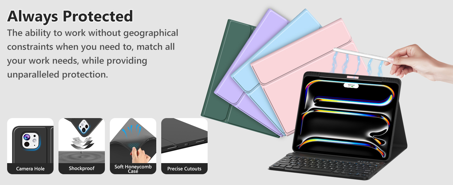 ipad pro 13 inch case 2024 with keyboard ipad 13 pro case with keyboard apple ipad pro 13 inch m4