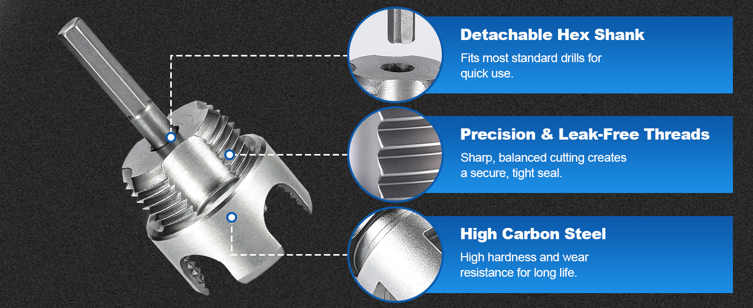 pvc threading tool