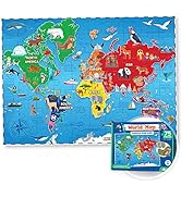 World Map Puzzle for Kids - 75 Piece - World Puzzles with Continents - Childrens Jigsaw Geography...
