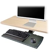 Kensington Underdesk Adjustable Keyboard Platform with Wrist Rest (K60067)