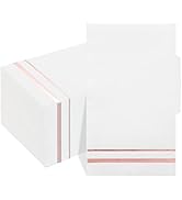 BUCLA 100-Count 3-Ply Rose Gold Napkins - Rose Gold Dinner Napkins Disposable Premium Quality - E...