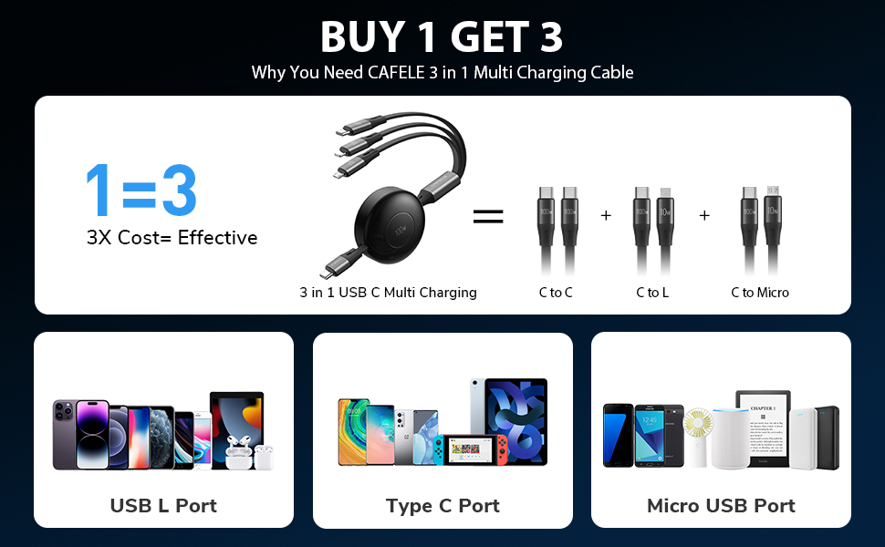 retractable phone charger cord