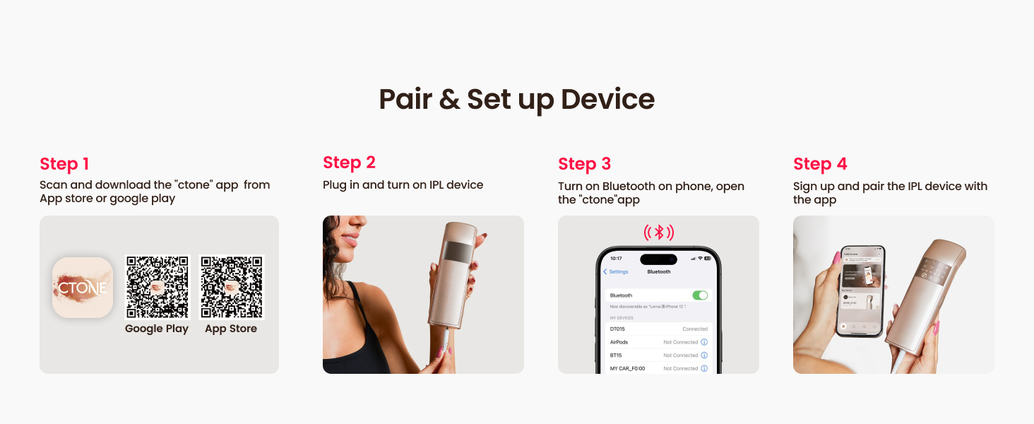 light hair removal devices