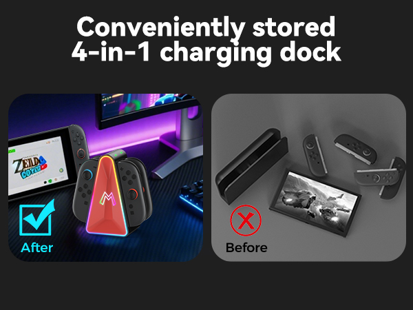 4 in 1 Magnetic Charging Dock Feature