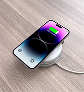 Foldable and Compact charger stand for iPhone 15 Pro Max