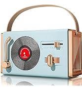 SpringFlora [2023 New] Small Portable Retro Bluetooth Speaker, Cute Vintage Wireless Speaker for ...