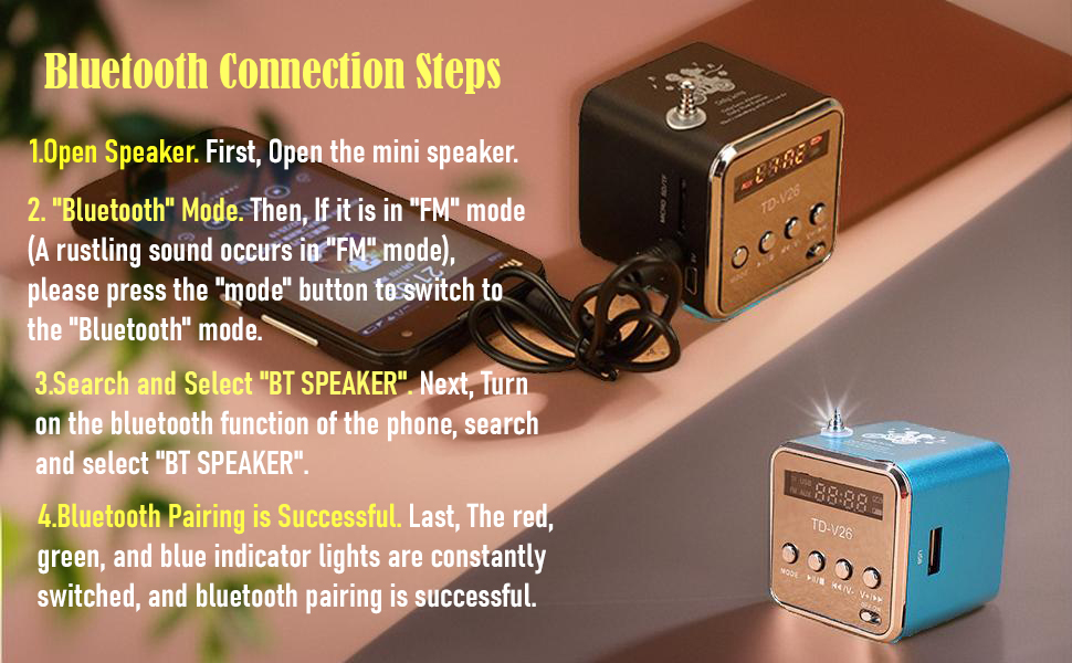 perfect mini speaker for shower room bike car tiny bluetooth speaker