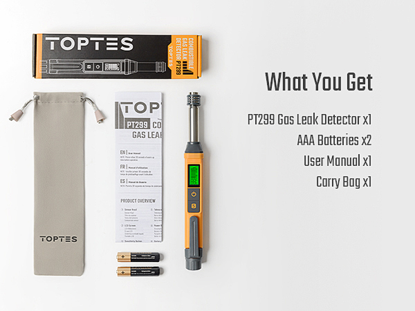 toptes PT299 natural gas detector