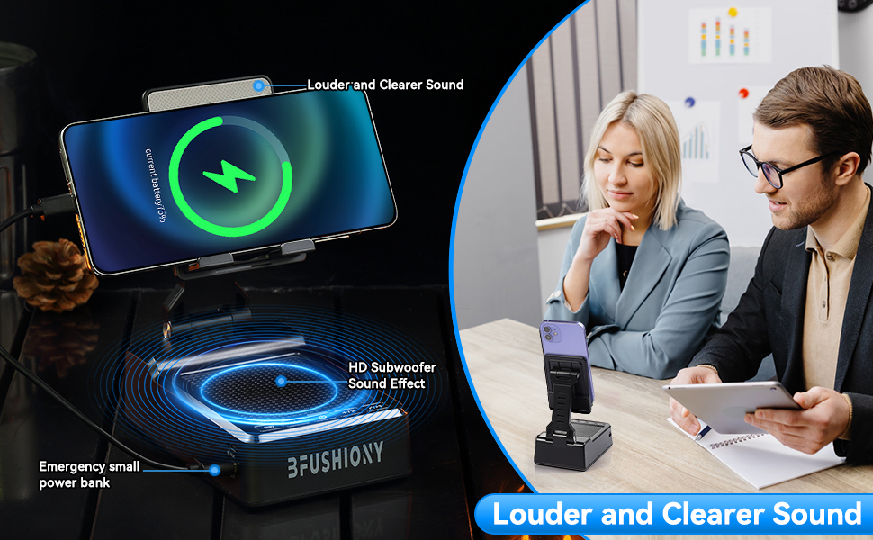 birthday gifts for men unique tech gadgets gifts for men who want nothin phone stand with speaker