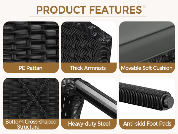  3-Piece Patio Furniture Set