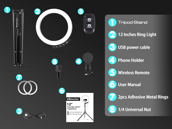 iphone tripod with ring light