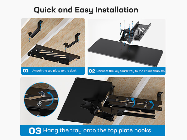 Keyboard Tray Under Desk