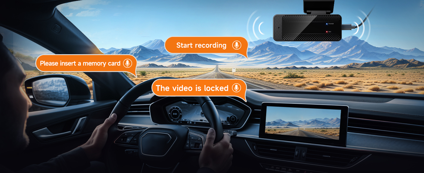 dash cam voice prompts