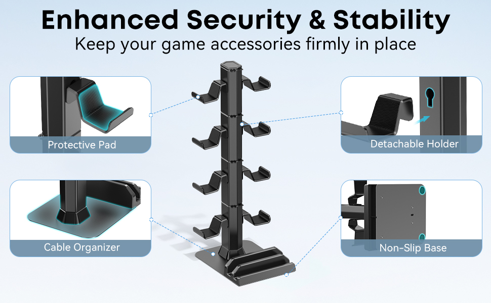 Controll Holder 8 Hooks