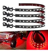 Keiurot 12V Led Light Strip 32CM Waterproof Led Light Strips for Cars Motorcycles Golf Cart Inter...