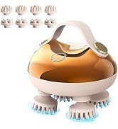 arboleaf Electric Scalp Massager Head Massager Scalp Stress Relax, 5 in 1 Waterproof Handheld Kne...