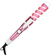 Tarjenle Electric Hair Curling Wand, Spiral Hair Curler with Rapid Heat-up, Negative Ion Technolo...