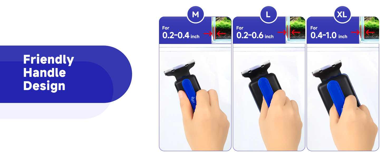 Magnetic Aquarium Fish Tank Glass Cleaner