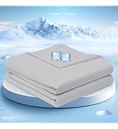 downluxe Cooling Comforter King Size, All Season Cooling Blanket for Hot Sleepers, Lightweight Su...