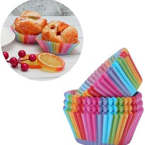 Rainbow Cupcake Liners