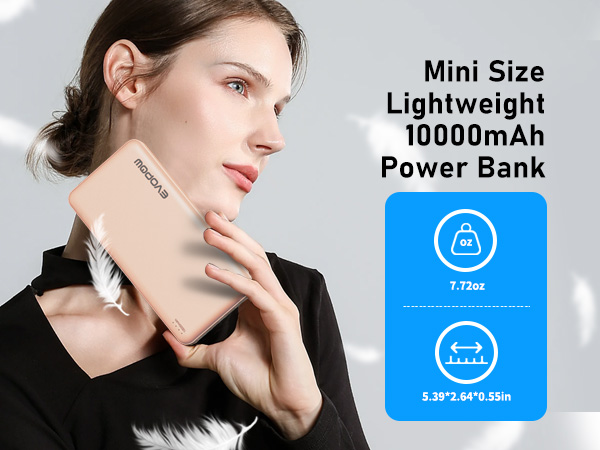 Small Lightweight 10000mAh Power Bank