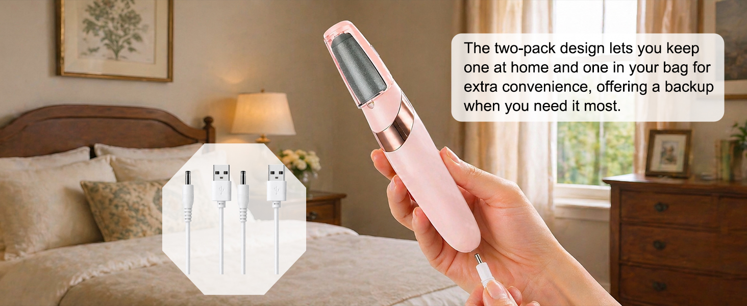 Portable foot file charger,Foot file USB charging cable,Foot care tool USB cable,Foot file charger 