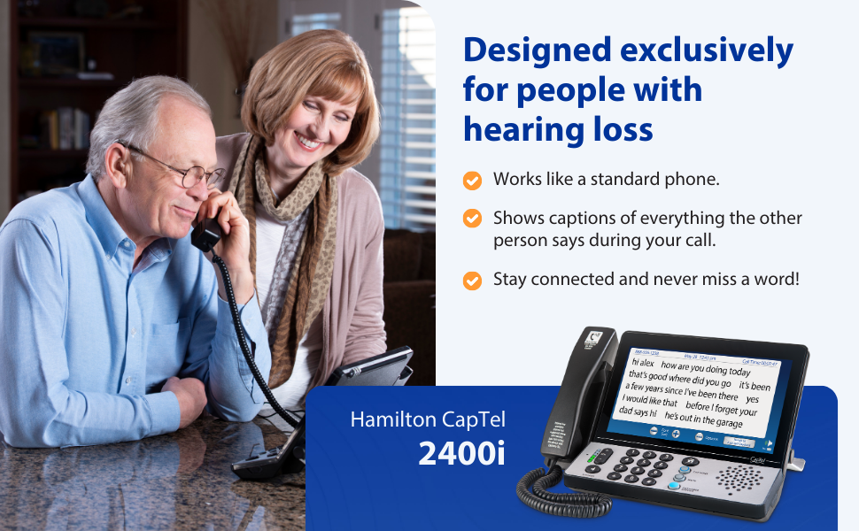 Designed exclusively for people with hearing loss