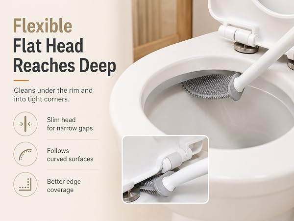 RV Toilet Brush and Holder, Wall Mounted