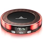 Gaiatop Mug Warmer, 30W Coffee Mug Warmer with Colorful LED Atmosphere Lights, 3 Temp Settings Co...