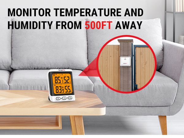 inside outside thermometer wireless thermometer indoor outdoor weather thermometer wifi thermometer